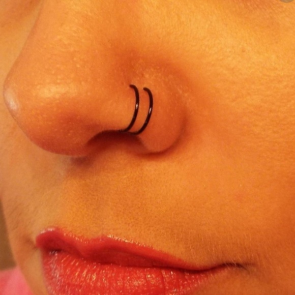 Black Plated Sterling Silver Small Endless 10mm - Picture 6 of 6